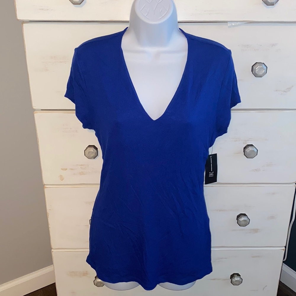 V neck stretchy soft blouse. NWT